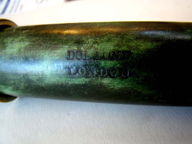 A RARE and early Peter and John Dollond shagreen and card three-draw telescope circa 1760-1780 — image 2